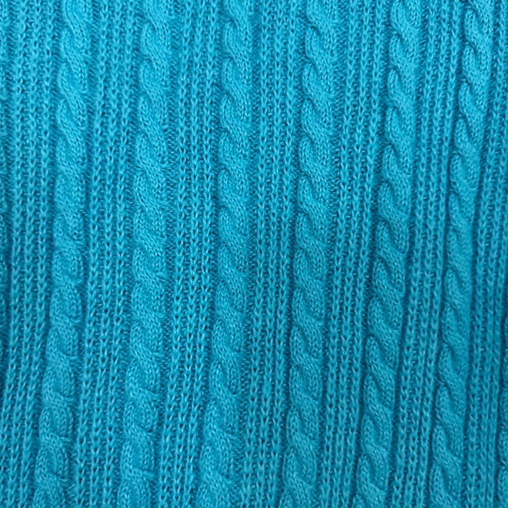 Talbots Light Blue Cable Knit Sweater - Picture 9 of 10